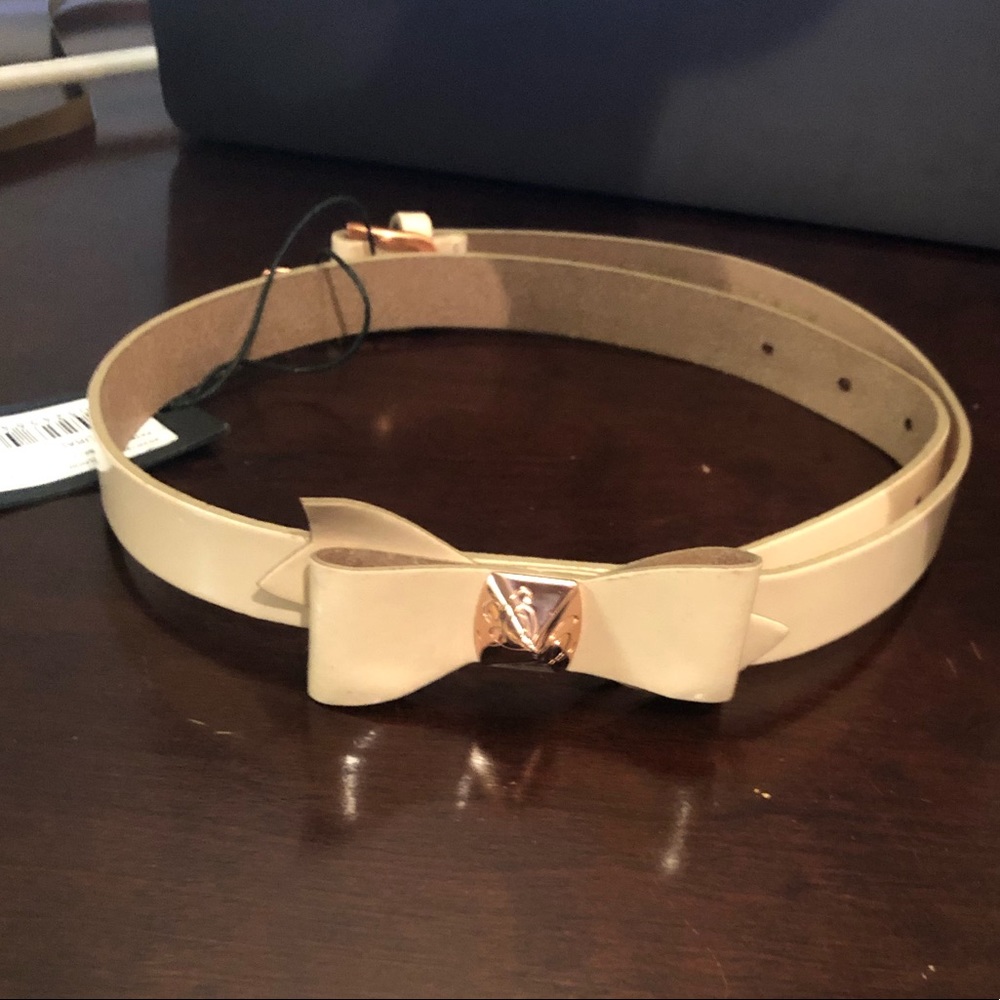 Ted Baker Bow Belt w/Rose Gold Detail